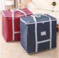 Super Large Capacity Storage Bags Clothes Blankets Closet Organizer Moving Tote Bag Zipper Durable Handbag Luggage Pack 23x19x23. 