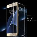 Samsung Galaxy S7 Edge Flexible Case Soft Slim Jelly Transparent Clear TPU Cover. 