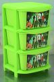 Adventure Awaits Kids Ben10 Portable Almirah with 3-Layer Smart Drawers. 