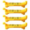 4Pcs String Level Hang Line Bubble Levels (Red). 