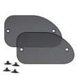 2Pcs Universal Size 25.59X14.96 Inch Car Sun Shade for Side Window with Suction Cups for Baby Kids and Pets. 