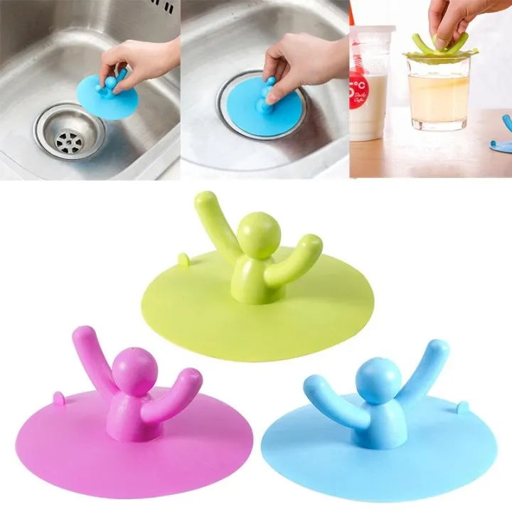 %E3%80%90FUN%20LIVE%E3%80%91%20Byssherer%201%20Pc%20Floor%20Drain%20Cover%20Little%20Man%20Kitchen%20Bathroom%20Rubber%20Tub%20Sink%20Plug%20Laundry%20Water%20Stopper%20-%20Image%203