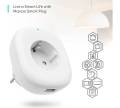 2 in 1 Maxcio Smart Wifi Socket Switch 10A with 1 USB Port 2.1A, Smart Timer Switch, Smart Wlan WiFi Socket, Intelligent Smart Plug, Compatible with Alexa Google Home, App Control, Timing Function - 2 Switch per Pack. 