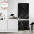 Elegant 3D Design Fridge Stickers, Door Wrap, Self-adhesive, Waterproof, PVC by Elegant Decore. 