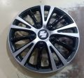 Fancy Chrome FInish BTC Wheel Cover - 13" - 4 pieces Set - Suzuki Logo. 