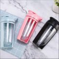 500ml Sport Shaker Bottle with Lid Flip Cover Precise Scale Leak-proof Protein Shakes Water Bottle Outdoor Activities Mixing Cup Small. 