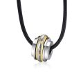 Men Jewelry Sun Arrow Pendant Necklace In Stainless Steel Arrow Head With Adjustable Rope Chain. 