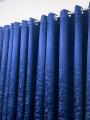 Export Quality Self Design Leather 90% Blackout Window Curtain 54x96 Inches, Jacquard Fabric, Light and Noise Blocking, Machine Washable. 