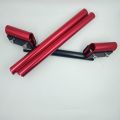 Aluminum 3 Piece Handle Universal Adjustable Handle Bar for Motorcycle Hollow Style For Motorcycle - RED, For Cafe Racers, Honda cd70, cg125, Suzuki etc. 