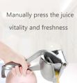 Manual Juice Squeezer Aluminum Alloy Heavy-Duty Hand Pressed Fresh Juice Extractor. 