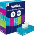 Smile Classic Pop Up Sterilized White Facial Tissues (150*2ply) 300 Sheets, Single Pack. 