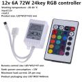 16M SMD 3528 Waterproof Rgb LED Strip Light with Remote Controller Power Supply 12v. 