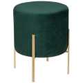 MS Modern and Stylish Sitting Stool is ideal for the  Living Room, office and home |  Stool in Gold Metal Frame With Velvet Top. 