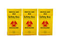 Easy Safety box Medically waste Disposal Biohazard safety Cardboard Box 3L (Pack of 3). 