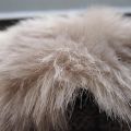 Winter Gloves Female Fingerless Gloves Without Fingers Pompom Faux Fur Wrist Mittens Knit Patchwork Guantes Plush Gloves, Gloves Size : One Size). 