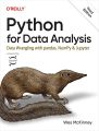 Python for Data Analysis by  Wes McKinney. 