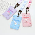 Kawaii Sanrioed Kuromi Cinnamoroll Card Holder Anime Cartoon ID Card Cover Bus Subway Card Protective Sleeve for Girl Gifts. 