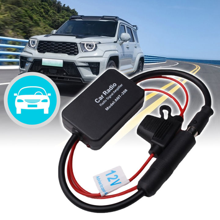 12V Car Radio Antenna FM/AM Radio Signal Amplifier Booster Car Antenna Aerials 330mm For Marine Boat Auto Automobile Accessories