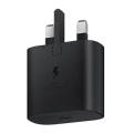 Samsung 25W Adapter W/O Cable Black 3 Pin. 