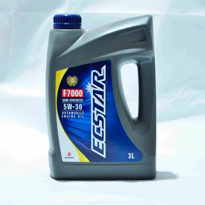 Suzuki Genuine Engine Oil ECSTAR F7000 SN 5W-30 3 Litres | Semi-Synthetic Motor Oil for all Suzuki Cars Alto, Swift, Cultus, WagonR. Fully Genuine Oil of Suzuki Company