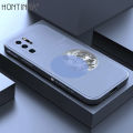 Hontinga for Huawei P30 Pro Case Side Design Fashion Grey Eearth Moon Back Cover Soft Square Edge Pattern Liquid Silicone Trend Phone Cases. 