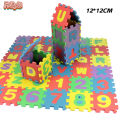 Foam Mat Floor Tiles EVA Foam Padding Cartoon English Word Pattern Puzzle Mats. 