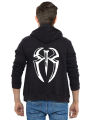 Ace -Black ROMAN Fleece Printed Hoodie for Men. 