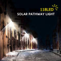 Solar Light Outdoor, 118 LEDs PIR Motion Sensor Weatherproof For Wall Fence. 