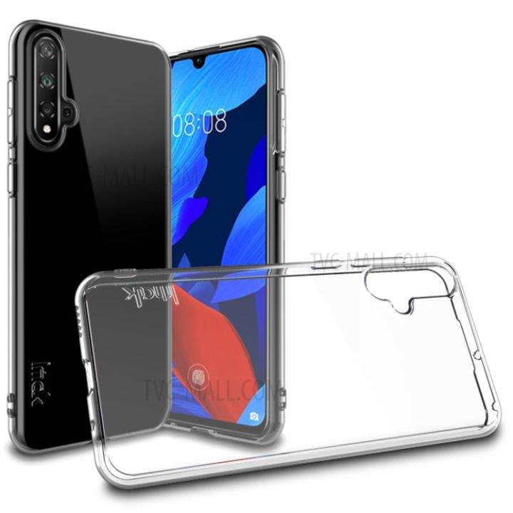 Huawei Nova 5 Jelly 1mm Ultra Thin Silicon TPU Back Cover Transparent