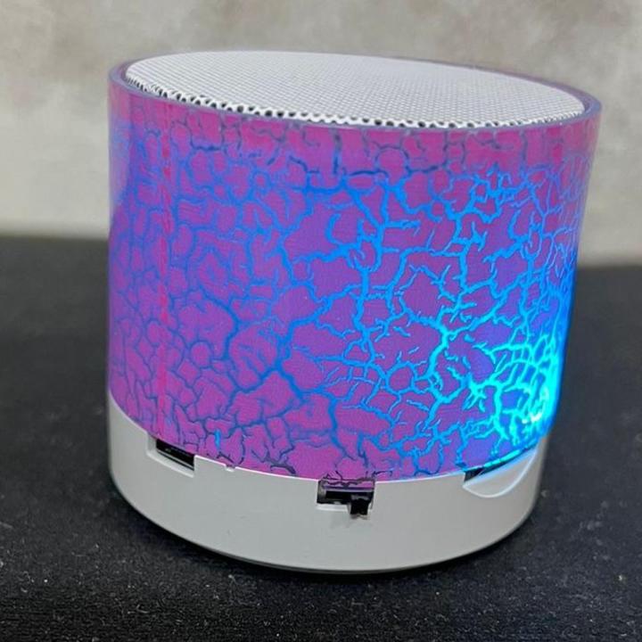 Mini Portable Bluetooth & Rechargeable Speaker with Light + SD Card ...