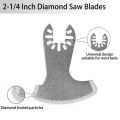 6 PCS Oscillating Multi Tool Diamond Blades Oscillating Tool Blades for Grout Mortar Concrete Masonry Removal Saw Blades. 