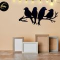 Love Birds Wall Art, 3D Wooden Wall Art, Birds on Tree, Birds Decoration, Room Decoration items, Home decoration ideas, Elegant Wall Décor, Stylish Wall  Art, Birds Wall Décor, New Design Wall Decorations. 