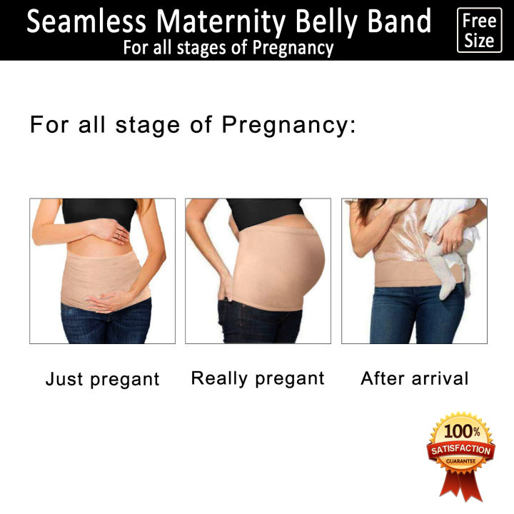 Best%20Quality%20Multi%20Purpose%20Maternity%20High%20Waisted%20Seamless%20Belly%20Support%20Belt%20for%20Tummy%20Control%20Waist%20Trainer%20Shapewear%20For%20Women%20and%20Girls%20Postpartum%20Belly%20Band%20-%20Image%205