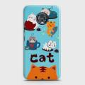 Motorola Moto G6 Plus Cover - SkinLee HQ Hard Case - Cute Lazy Cats - SKINLEE-142-1-321-206. 