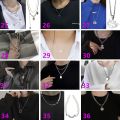Korean Exquisite Pendant Necklace for Women Men Fashion Jewelry Accessories Gifts. 