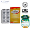 Wisdom Therapeutics Hi-Glutox Tab | Natural Skin Whitening Dietary Supplement | 30 Tablets | 500mg. 
