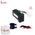 TOYOTA 12v 24v Dual Usb Car Charger Usb 2.1A 2 Port Interface Auto Power Adapter Dashboard Socket Car Modification. 
