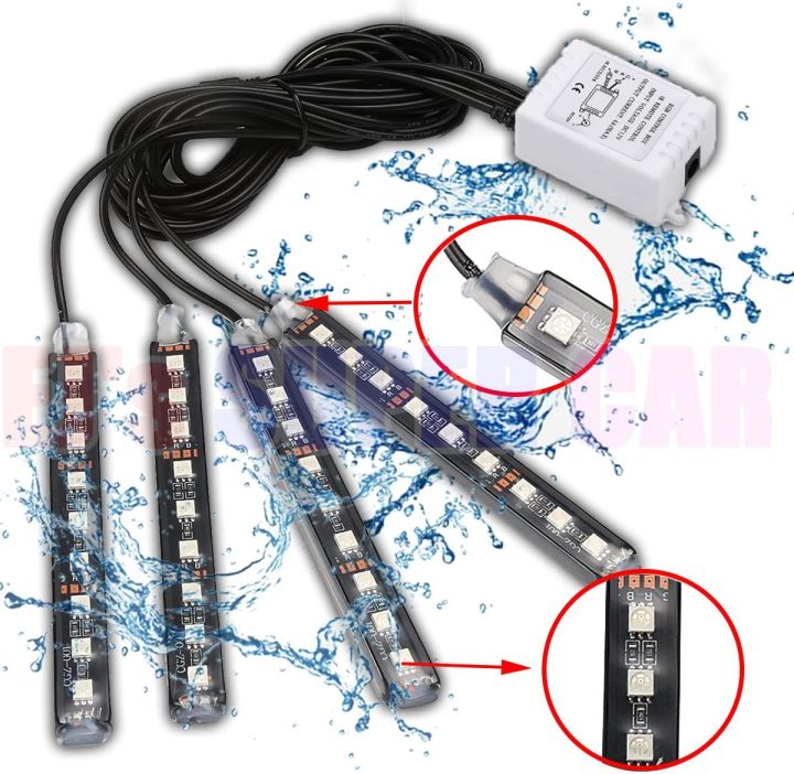 Car%20LED%20Strip%20Light,%204pcs%2036%20LED%20Multi-Color%20Car%20Interior%20Lights%20Under%20Dash%20Lighting%20Waterproof%20Kit%20with%20Multi-Mode%20Change%20and%20Wireless%20Remote%20Control,%20Car%20Charger%20Included,DC%2012V%20-%20Image%206