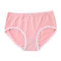 Cross border flamingo lace women's panties wholesale seamless non-marking graphene padded crotch boxed women's triangle briefs. 