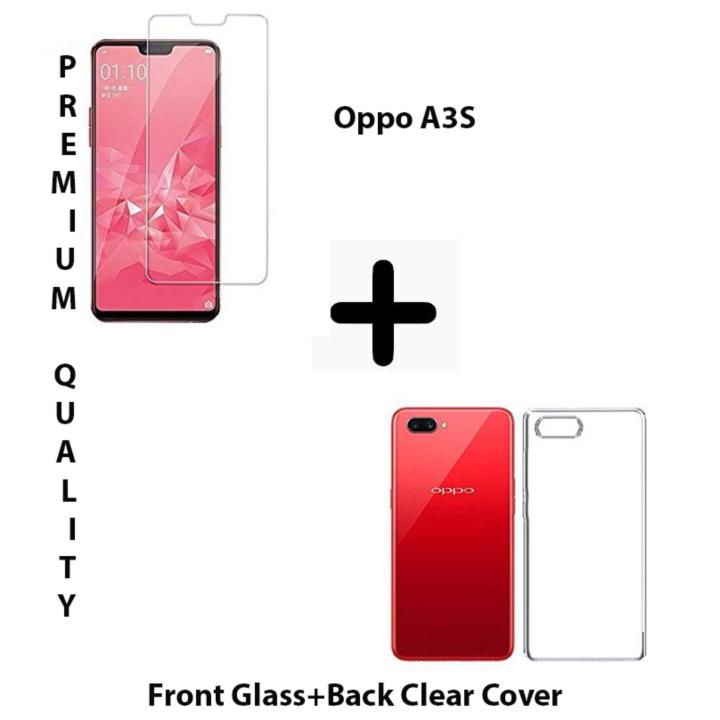 Oppo%20A3S%20Tempered%20Glass%20Protector%20+%20Transparent%20Clear%20Crystal%20Cover%20For%20Oppo%20A3s%20-%20Image%206