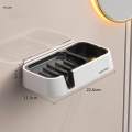 Bathroom Soap Dish Decorative Rustproof with Spong Holder Soap Tray Rack. 