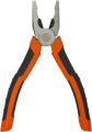 Combination Pliers 8 Inch, Multifunction Pliers with Wire Cutting, Crimping, Twisting, Pulling & Nails Removing, Carbon Steel Black Polished Finish. 