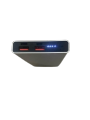 Bilishi B-03 White Polymer Power Bank 10000mA USBX2 for iOS and Android. 