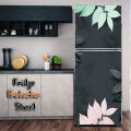 Floral Fridge Sticker Waterproof and self adhesive Peel and stick. 
