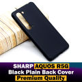 Sharp Aquos R5G Back Cover Soft Plain Black Case For Sharp Aquos R5G. 
