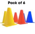 Multipurpose Football Training Cones Soccer Football Sports Speed Training Tool - Football marking Mini Size, 6inh  Multipurpose Training Cones Football Basketball, Soft & Durable Traffic Cone for Safety, Agility, Soccer, Football & Other Activities,. 