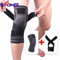 Yoomee 1 PC Knee Support Compression Sleeve Knee Pad, Arthritis Wrap Pad, ACL, Running, Pain Relief, Injury Recovery, Basketball Football Badminton and More. 