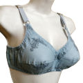 Pack of 4 Printed Bras for Women Cotton Bra for Ladies in Random Colors Fits B-Cup Wireless Bra for Girls Printed Bra Undergarments - Bilal Online. 