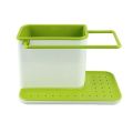 3 in 1 Kitchen Sink Organizer - Draining Holder, Towel Rack, Storage Box for Soap and Sponges. 