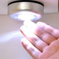 Mini LED Wall Light For Kitchen Cabinet Touch Lamp With Sticker 3 Lights Night Light. 